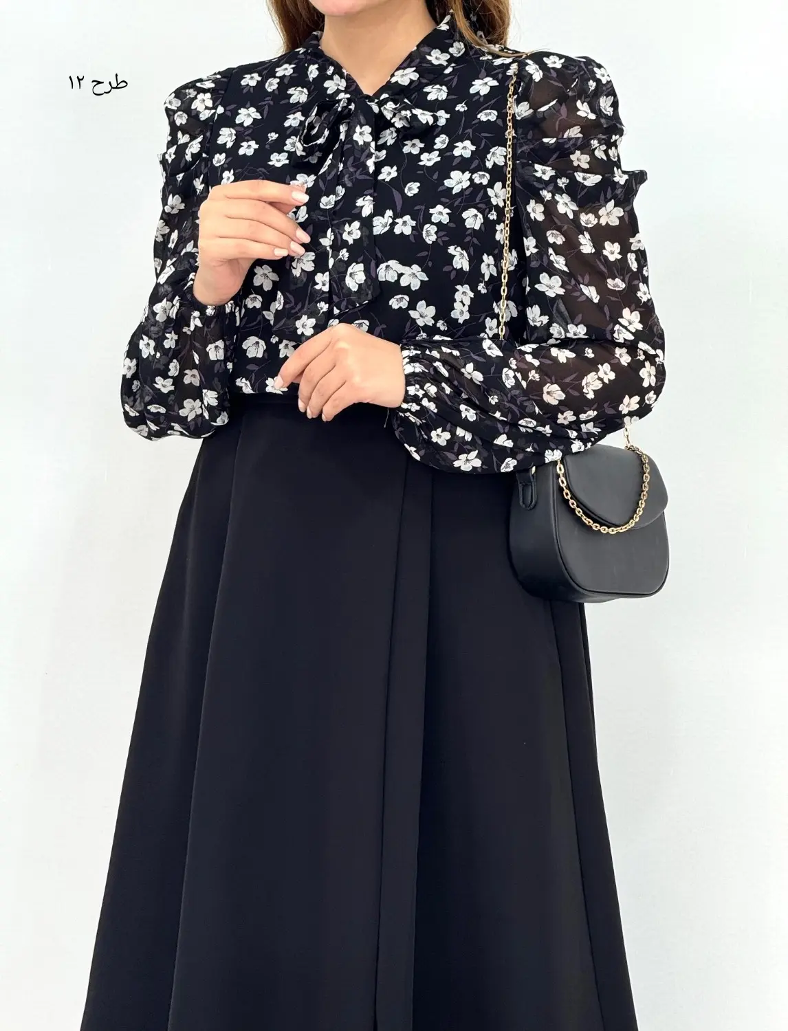 شومیز حریر مجلسی مهلا کد 8156